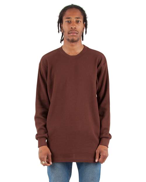 Unisex Heavyweight Thermal Long Sleeve T-Shirt Image 3