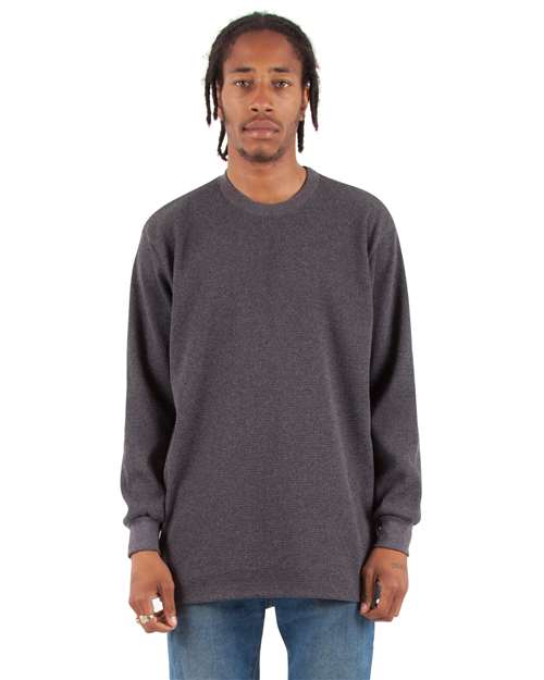Unisex Heavyweight Thermal Long Sleeve T-Shirt Image 4