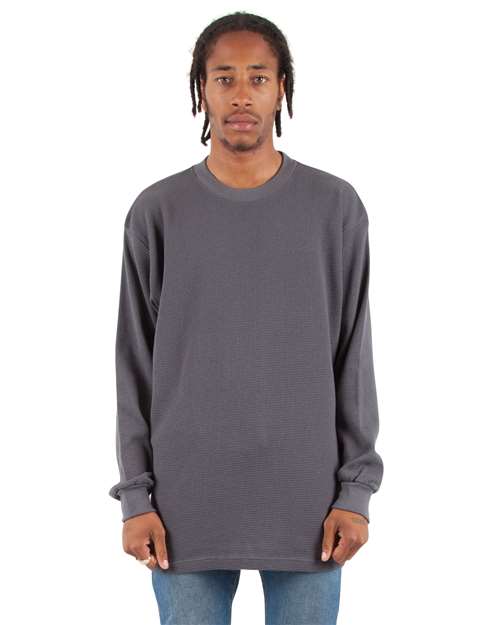 Unisex Heavyweight Thermal Long Sleeve T-Shirt Image 5