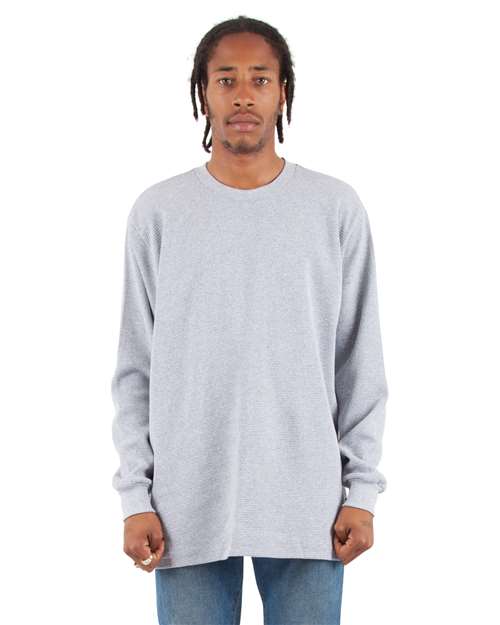 Unisex Heavyweight Thermal Long Sleeve T-Shirt Image 6