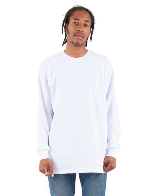 Unisex Heavyweight Thermal Long Sleeve T-Shirt Image 11