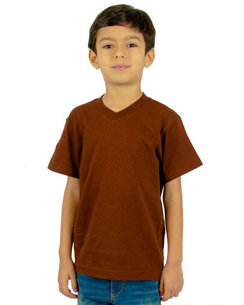 Youth V-Neck T-Shirt Image 3