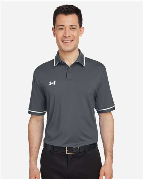Men's Tipped Teams Performance Polo Image 3