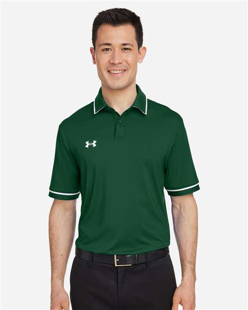 Men's Tipped Teams Performance Polo Image 4