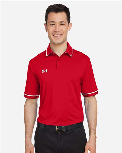 Men's Tipped Teams Performance Polo Image 6