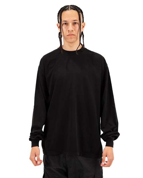 Unisex Max Heavyweight Garment-Dyed Long Sleeve Tee