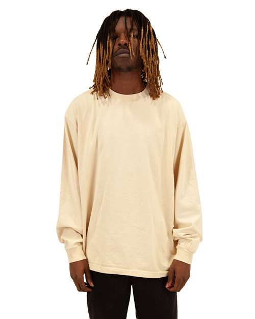Unisex Max Heavyweight Garment-Dyed Long Sleeve T-Shirt Image 3