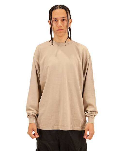 Unisex Max Heavyweight Garment-Dyed Long Sleeve T-Shirt Image 5