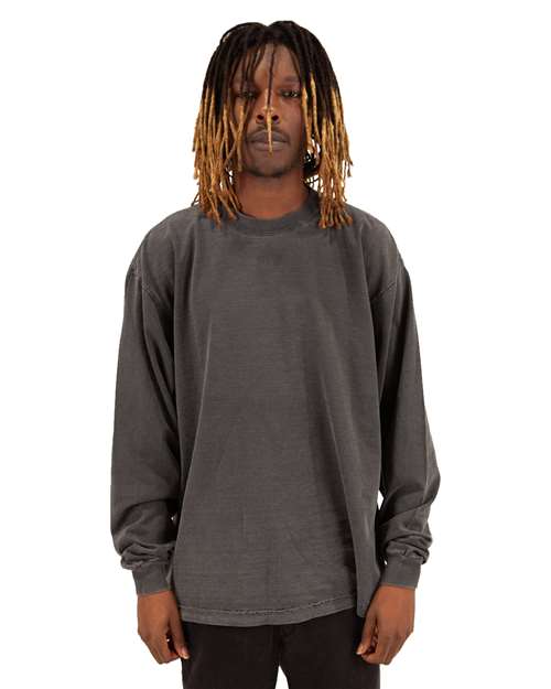 Unisex Max Heavyweight Garment-Dyed Long Sleeve T-Shirt Image 6