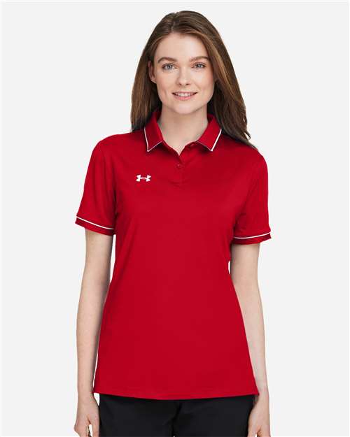 Women's Tipped Teams Performance Polo Image 5