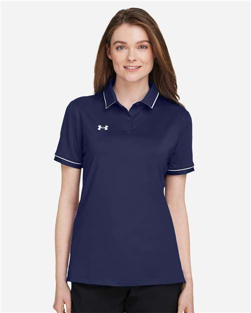 Women's Tipped Teams Performance Polo Image 4