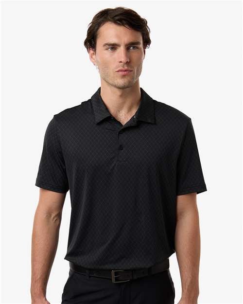 Men's 4-Way Stretch Printed Polo Image 2