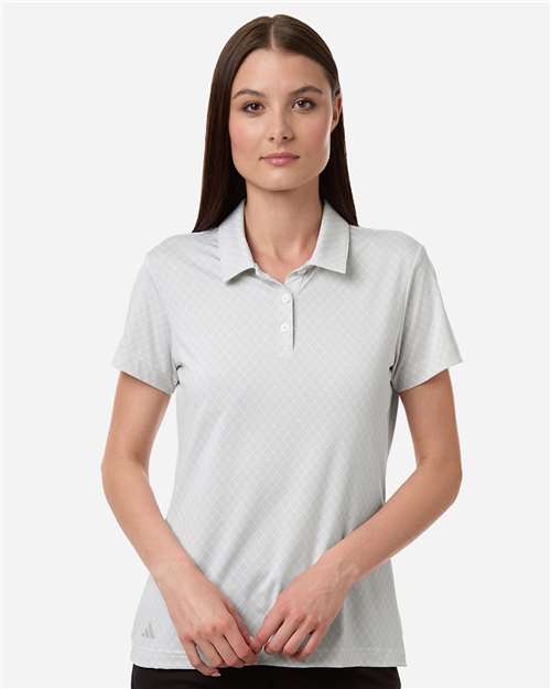 Women's 4-Way Stretch Printed Polo Image 4