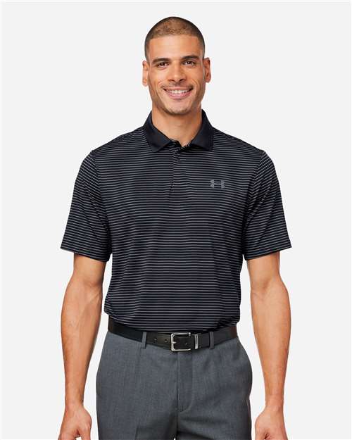 Men's 3.0 Striped Perf Polo Image 2
