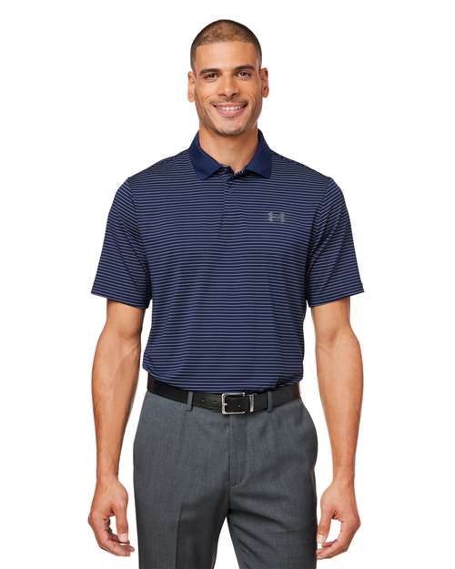 Men's 3.0 Striped Perf Polo Image 3