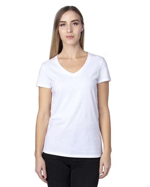 Women's Ultimate CVC V-Neck T-Shirt Image 3