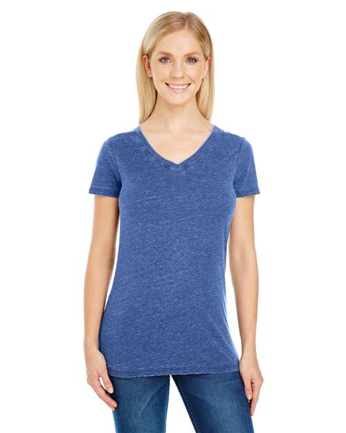 Women's Vintage Dye V-Neck T-Shirt