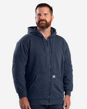 Men's Tall Heritage Thermal-Lined Full-Zip Hooded Sweatshirt