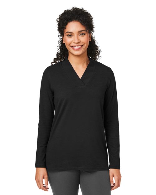 Women's Raleigh Shawl Collar Knit Top Image 1