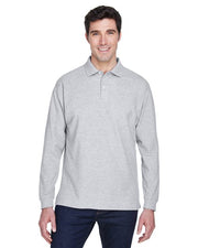 Men's Pima Piqué Long Sleeve Polo Image 1