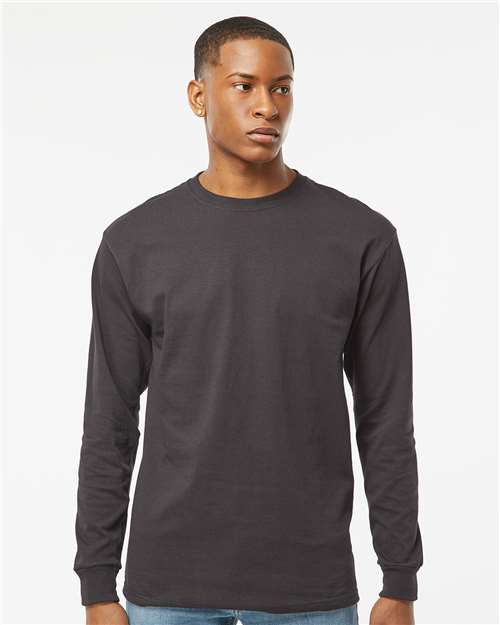 Unisex Gold Soft Touch Long Sleeve T-Shirt Image 6