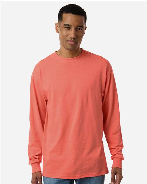 Unisex Gold Soft Touch Long Sleeve T-Shirt Image 12