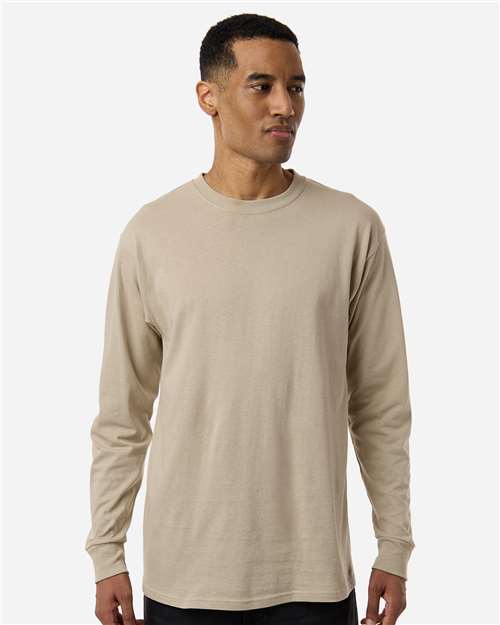 Unisex Gold Soft Touch Long Sleeve T-Shirt Image 18
