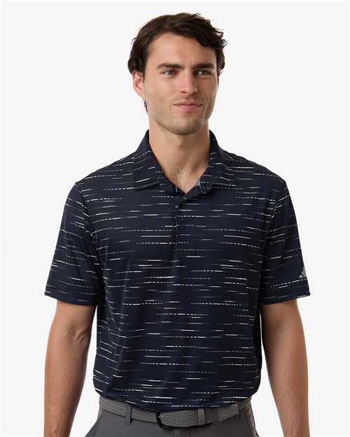 Men's Ultimate365 Mesh Glimmer Print Polo Image 3