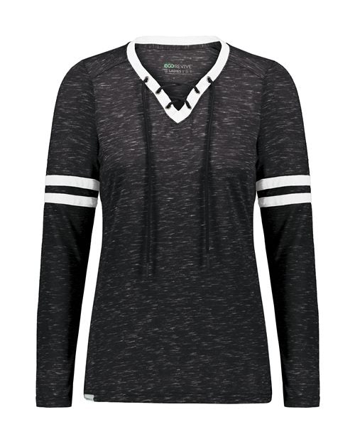 Women's Eco Revive™ Monterey Long Sleeve V-Neck T-Shirt Image 4