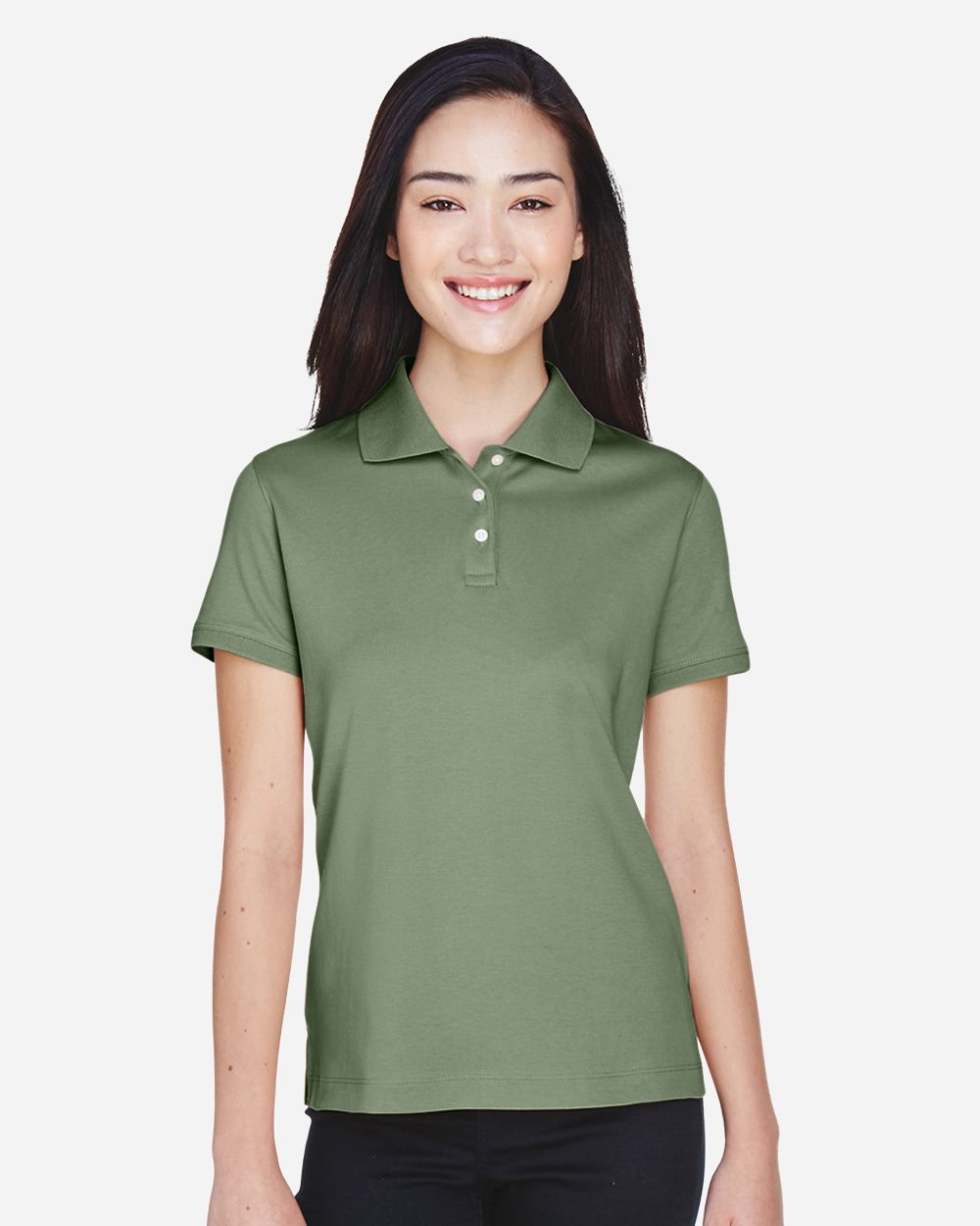 Women's Perfect Pima Interlock Polo