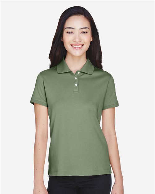 Women's Perfect Pima Interlock Polo Image 1