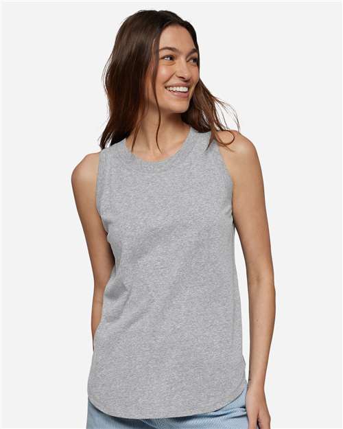Women's Relaxed Fine Jersey Tank Image 5