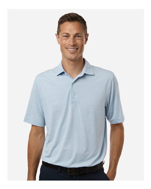 Men's Bohemian Striped Heather Performance Polo Image 3