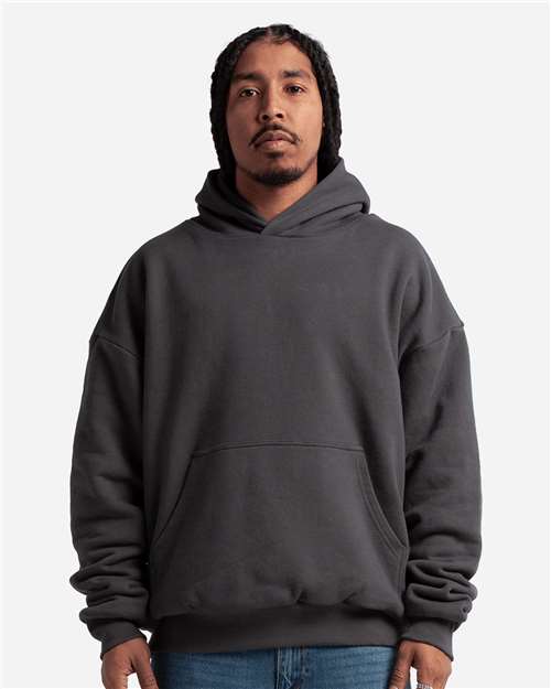 Unisex Garment-Dyed Double Layer Reversible Hooded Sweatshirt Image 4