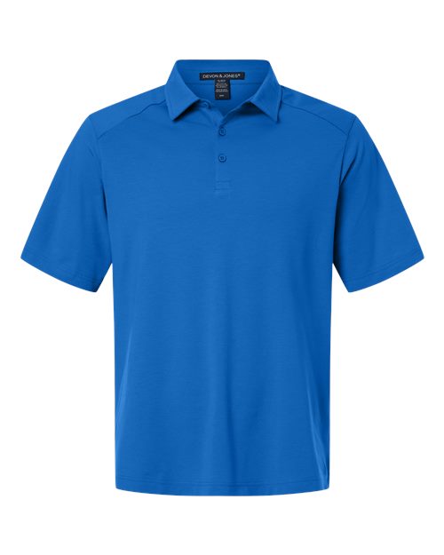 Men's Seaton Pebble Textured Polo Image 3