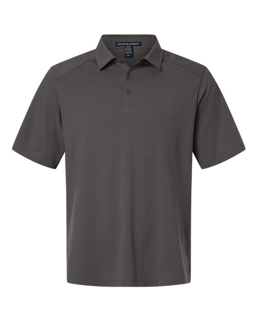 Men's Seaton Pebble Textured Polo Image 4