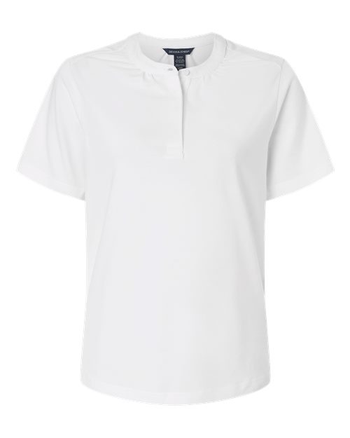Women's Seaton Pebble Textured Polo Image 5