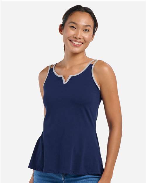 Women's Split Shoulder Tank Top Image 3