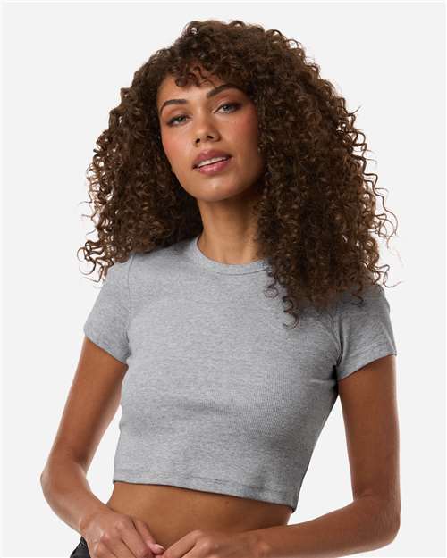 Women's Baby Rib Fitted Cropped Tee