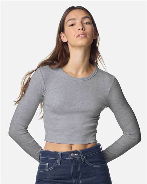Women's Baby Rib Long Sleeve Fitted Tee