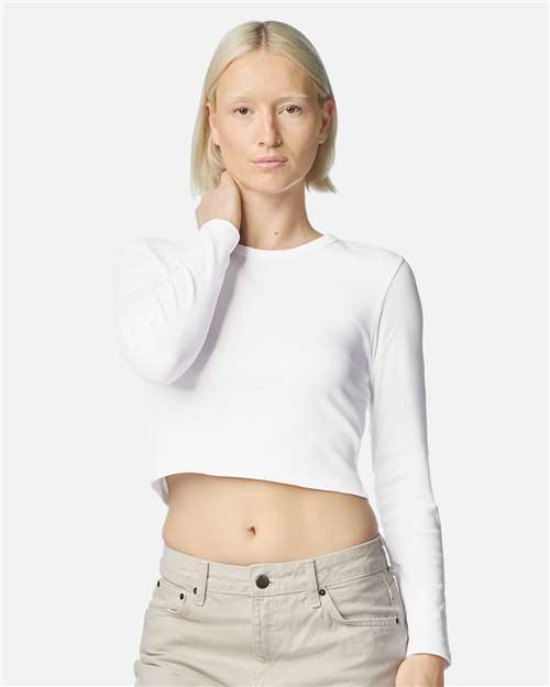 Women's Baby Rib Long Sleeve Fitted Tee