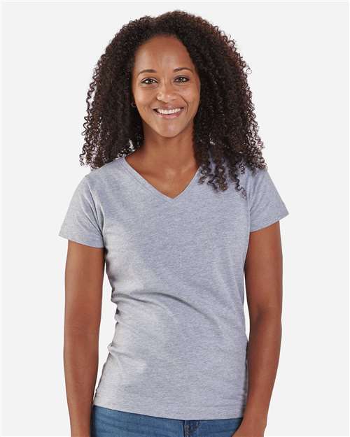 Women's V-Neck T-Shirt Image 7