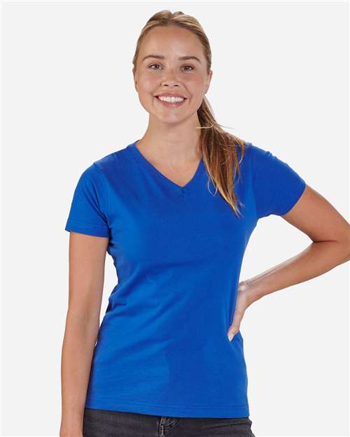 Women's V-Neck T-Shirt Image 9
