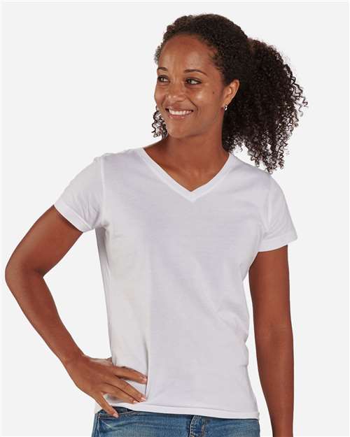 Women's V-Neck T-Shirt Image 10