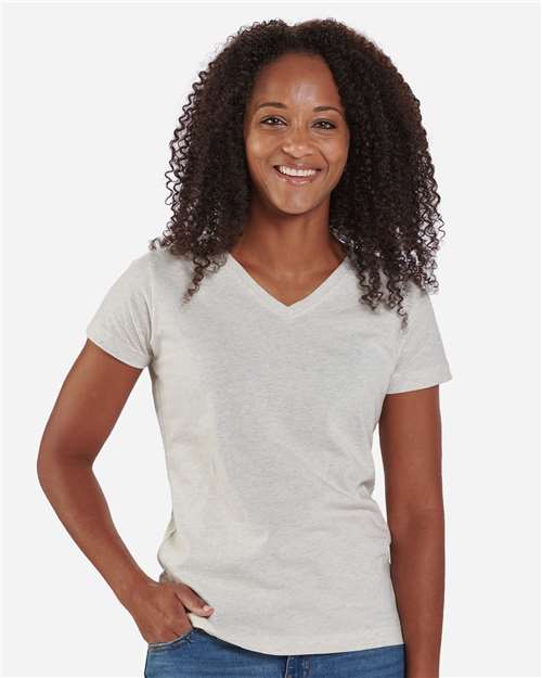 Women's V-Neck T-Shirt Image 5
