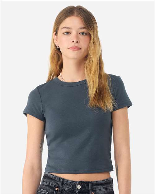 Women's Micro Rib Baby Tee Image 12