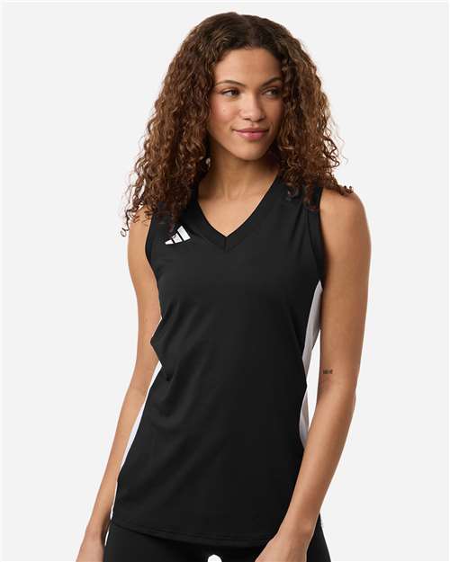 Women's Quickset V-Neck Sleeveless Jersey