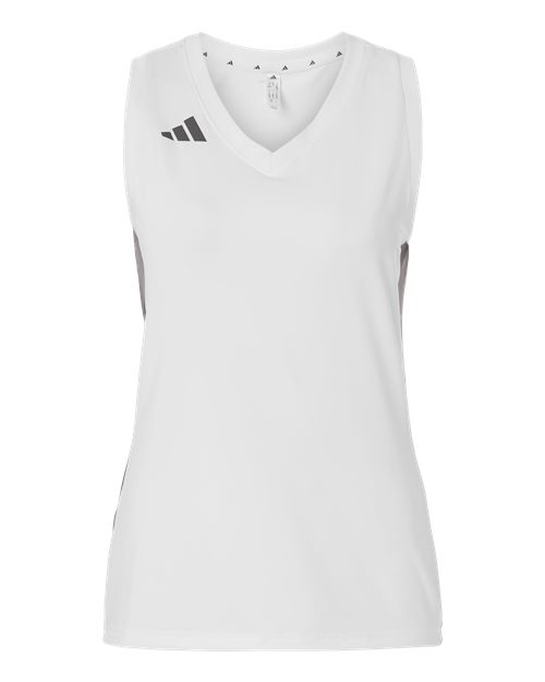 Women's Quickset V-Neck Sleeveless Jersey Image 3