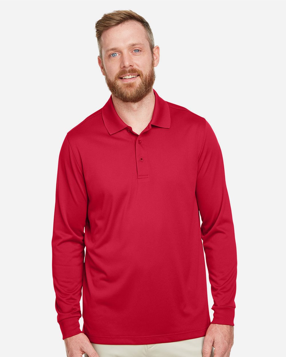 Men's Tall Advantage Long Sleeve Snag Protection Plus IL Polo