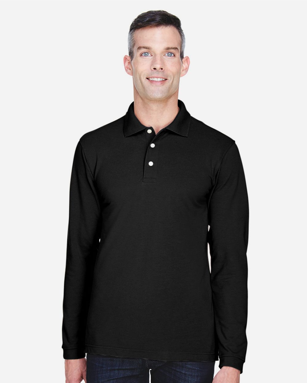 Men's Easy Blend™ Long Sleeve Polo